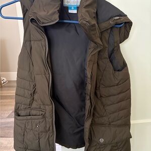 Columbia Quilted Hooded Puffer Vest -
